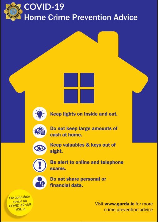 COVID19 Home Crime Prevention Advice Dún LaoghaireRathdownPublic