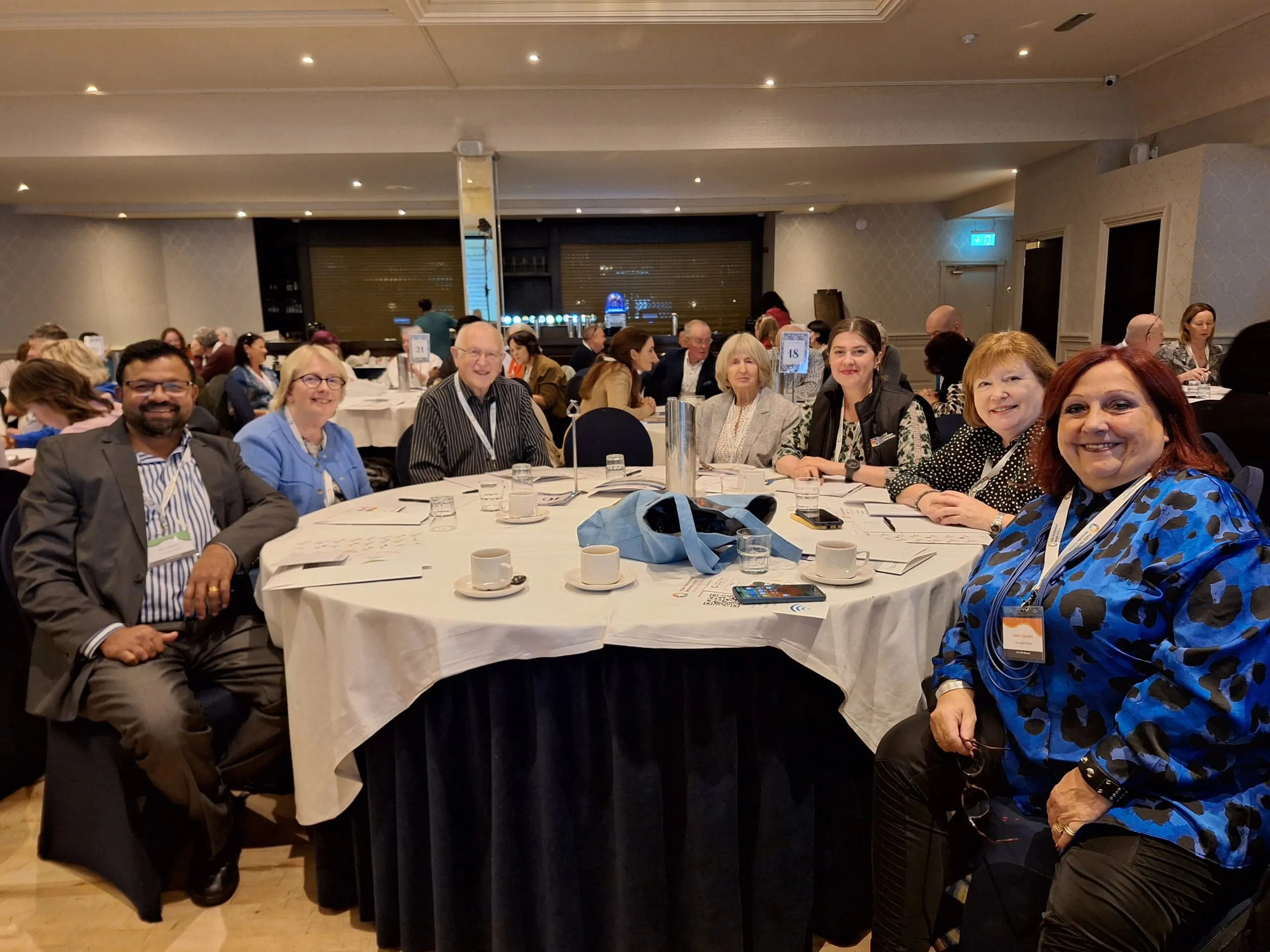 Group of people at the conference